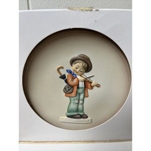 Goebel M.J. Hummel Miniature Collectors Plate 1984 "Little Fiddler" w/ Box